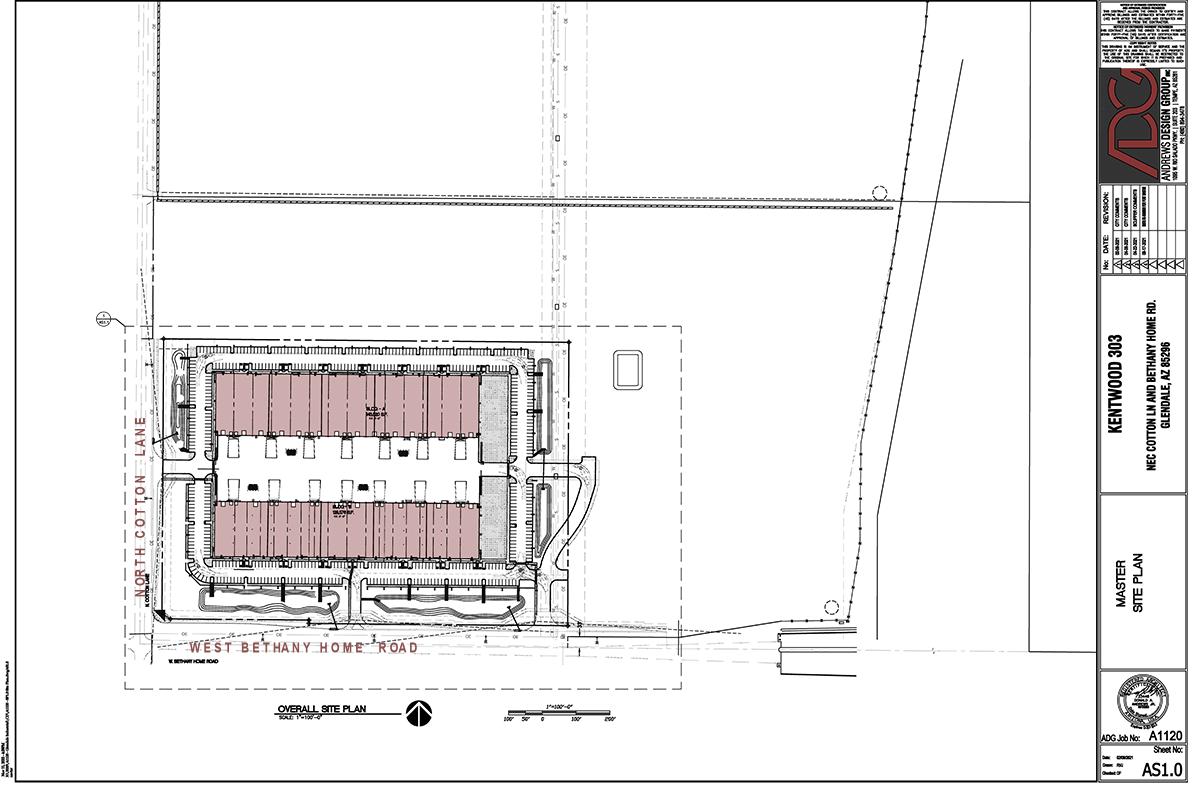 A1120 - SP1.0 Site PlanKENTWOOD 303 INDUSTRIAL PARK-AS1maroonF